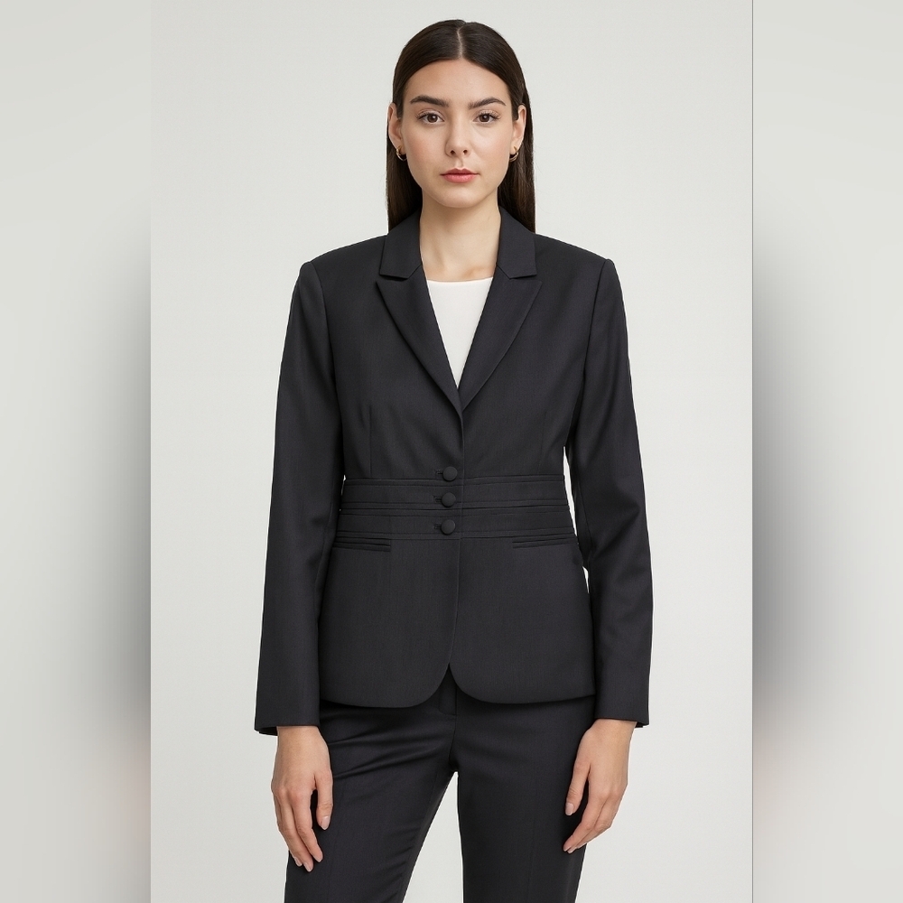 NWOT Koton Women’s Tailored Blazer – Black – Size 40 (EUR) / 12 (UK)